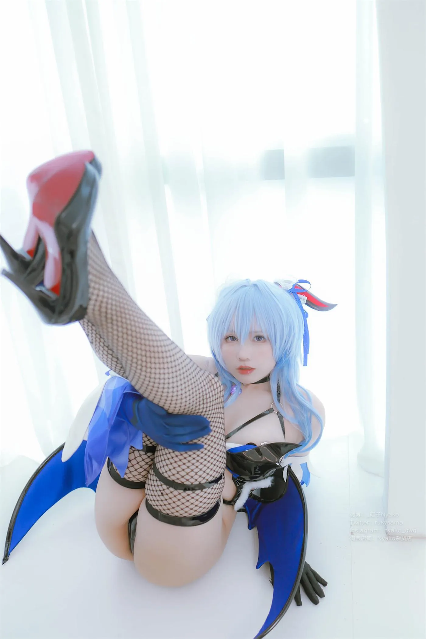 Nyako喵子 – NO.42 原神 甘雨魅魔 [76P]插图1